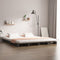 vidaXL - Palletbed - massief - grenenhout - grijs - 140x190 - cm