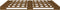 vidaXL - Palletbed - massief - grenenhout - honingbruin - 120x200 - cm