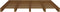 vidaXL - Palletbed - massief - grenenhout - honingbruin - 120x200 - cm