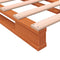 vidaXL - Palletbed - massief - grenenhout - wasbruin - 90x200 - cm