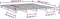 vidaXL - Palletbed - massief - grenenhout - wit - 120x190 - cm