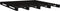 vidaXL - Palletbed - massief - grenenhout - zwart - 120x190 - cm