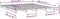 vidaXL - Palletbed - massief - hout - 150x200 - cm