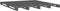 vidaXL - Palletbed - massief - hout - grijs - 150x200 - cm
