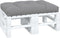 vidaXL - Palletkussen - 120 - x - 80 - x - 12 - cm - stof - grijs