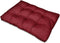 vidaXL - Palletkussen - 120 - x - 80 - x - 12 - cm - stof - wijnrood