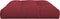 vidaXL - Palletkussen - 120 - x - 80 - x - 12 - cm - stof - wijnrood