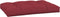 vidaXL - Palletkussen - 120 - x - 80 - x - 12 - cm - stof - wijnrood