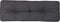 vidaXL - Palletkussen - 120x40x12 - cm - stof - antracietkleurig