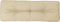 vidaXL - Palletkussen - 120x40x12 - cm - stof - beige