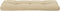vidaXL - Palletkussen - 120x40x12 - cm - stof - beige