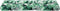 vidaXL - Palletkussen - 120x40x12 - cm - stof - bladpatroon
