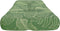 vidaXL - Palletkussen - 120x40x12 - cm - stof - bladpatroon