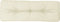 vidaXL - Palletkussen - 120x40x12 - cm - stof - crèmekleurig