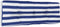 vidaXL - Palletkussen - 120x40x12 - cm - stof - gestreept - blauw - en - wit