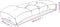 vidaXL - Palletkussen - 120x40x12 - cm - stof - gestreept - blauw - en - wit