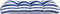 vidaXL - Palletkussen - 120x40x12 - cm - stof - gestreept - blauw - en - wit
