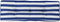 vidaXL - Palletkussen - 120x40x12 - cm - stof - gestreept - blauw - en - wit