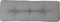 vidaXL - Palletkussen - 120x40x12 - cm - stof - grijs