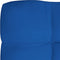 vidaXL - Palletkussen - 120x40x12 - cm - stof - koningsblauw