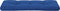 vidaXL - Palletkussen - 120x40x12 - cm - stof - koningsblauw