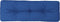vidaXL - Palletkussen - 120x40x12 - cm - stof - koningsblauw