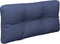 vidaXL - Palletkussen - 120x40x12 - cm - stof - marineblauw