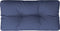 vidaXL - Palletkussen - 120x40x12 - cm - stof - marineblauw