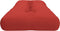vidaXL - Palletkussen - 120x40x12 - cm - stof - rood