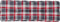 vidaXL - Palletkussen - 120x40x12 - cm - stof - ruitpatroon - rood
