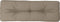 vidaXL - Palletkussen - 120x40x12 - cm - stof - taupe