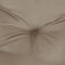 vidaXL - Palletkussen - 120x40x12 - cm - stof - taupe