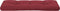 vidaXL - Palletkussen - 120x40x12 - cm - stof - wijnrood
