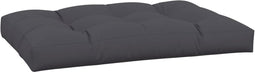 vidaXL - Palletkussen - 120x80x12 - cm - stof - antracietkleurig