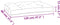 vidaXL - Palletkussen - 120x80x12 - cm - stof - antracietkleurig