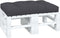 vidaXL - Palletkussen - 120x80x12 - cm - stof - antracietkleurig