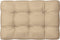 vidaXL - Palletkussen - 120x80x12 - cm - stof - beige