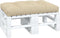 vidaXL - Palletkussen - 120x80x12 - cm - stof - beige