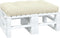 vidaXL - Palletkussen - 120x80x12 - cm - stof - crèmekleurig