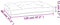 vidaXL - Palletkussen - 120x80x12 - cm - stof - grijs