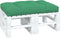 vidaXL - Palletkussen - 120x80x12 - cm - stof - groen