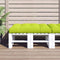 vidaXL - Palletkussen - 120x80x12 - cm - stof - heldergroen