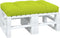 vidaXL - Palletkussen - 120x80x12 - cm - stof - heldergroen