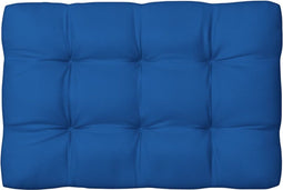vidaXL - Palletkussen - 120x80x12 - cm - stof - koningsblauw
