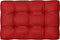 vidaXL - Palletkussen - 120x80x12 - cm - stof - rood