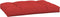 vidaXL - Palletkussen - 120x80x12 - cm - stof - rood