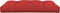 vidaXL - Palletkussen - 120x80x12 - cm - stof - rood
