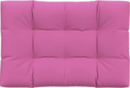 vidaXL - Palletkussen - 120x80x12 - cm - stof - roze