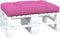 vidaXL - Palletkussen - 120x80x12 - cm - stof - roze