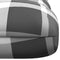 vidaXL - Palletkussen - 120x80x12 - cm - stof - ruitpatroon - grijs